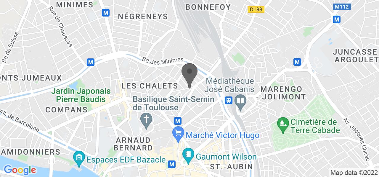 Plan d'accès — Pizza Hut Toulouse Jeanne D'arc