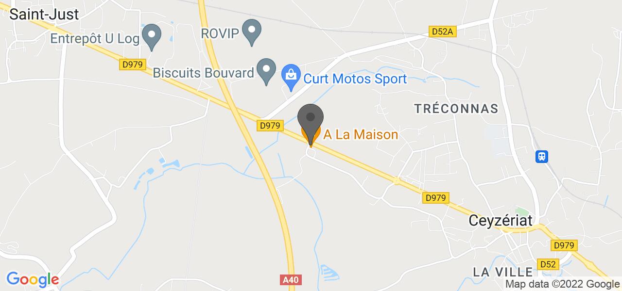 Plan d'accès — A La Maison