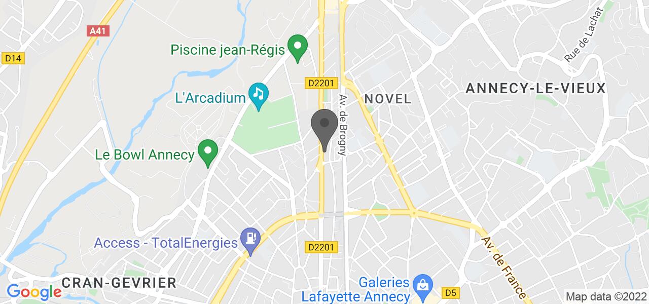 Plan d'accès — le tandem