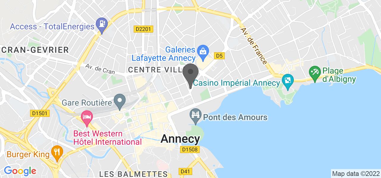 Plan d'accès — Le Comptoir du Palais