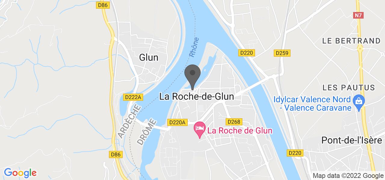 Mapa de acceso — AUBERGE MONNET