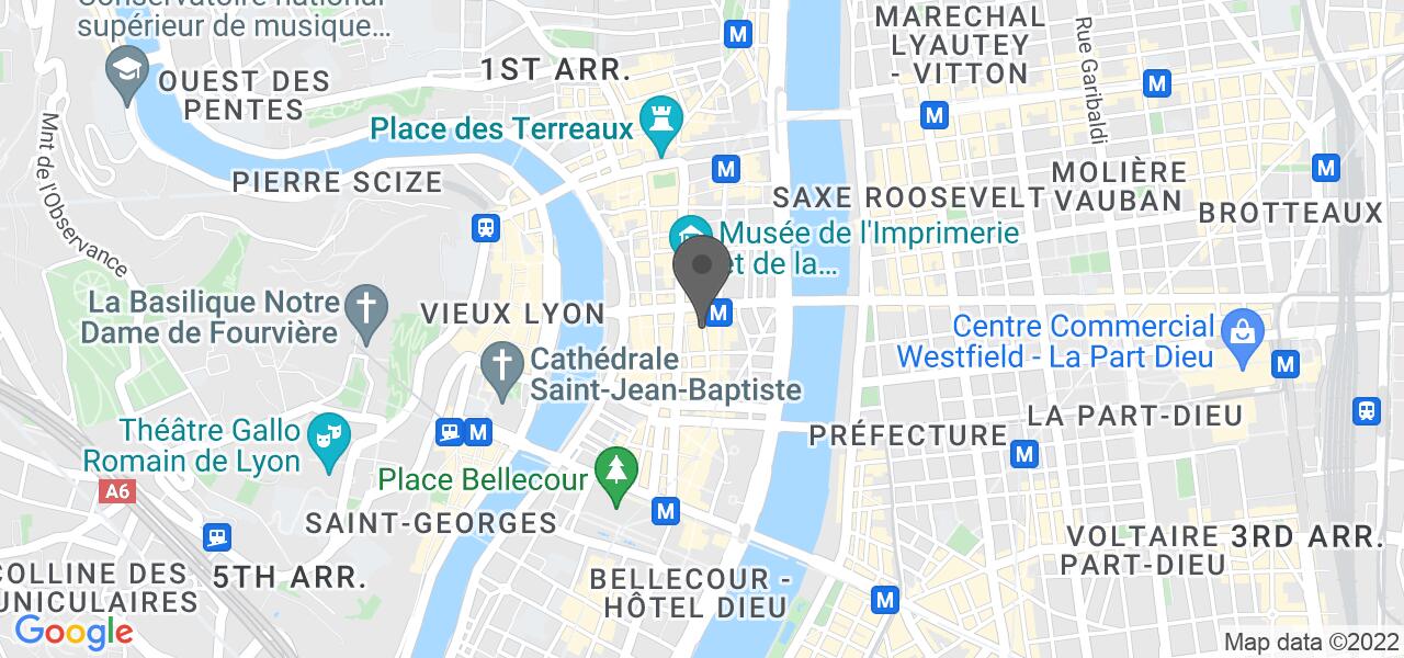 Access map — Bouchon Palais Grillet