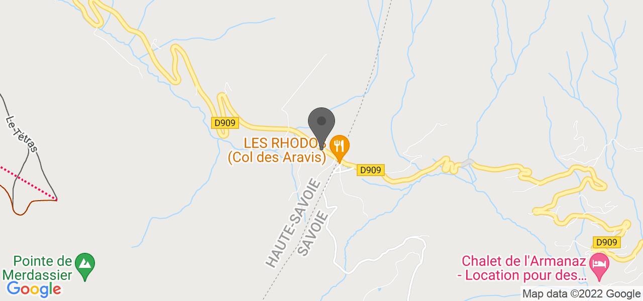 Anfahrtsplan — Le Chalet Savoyard