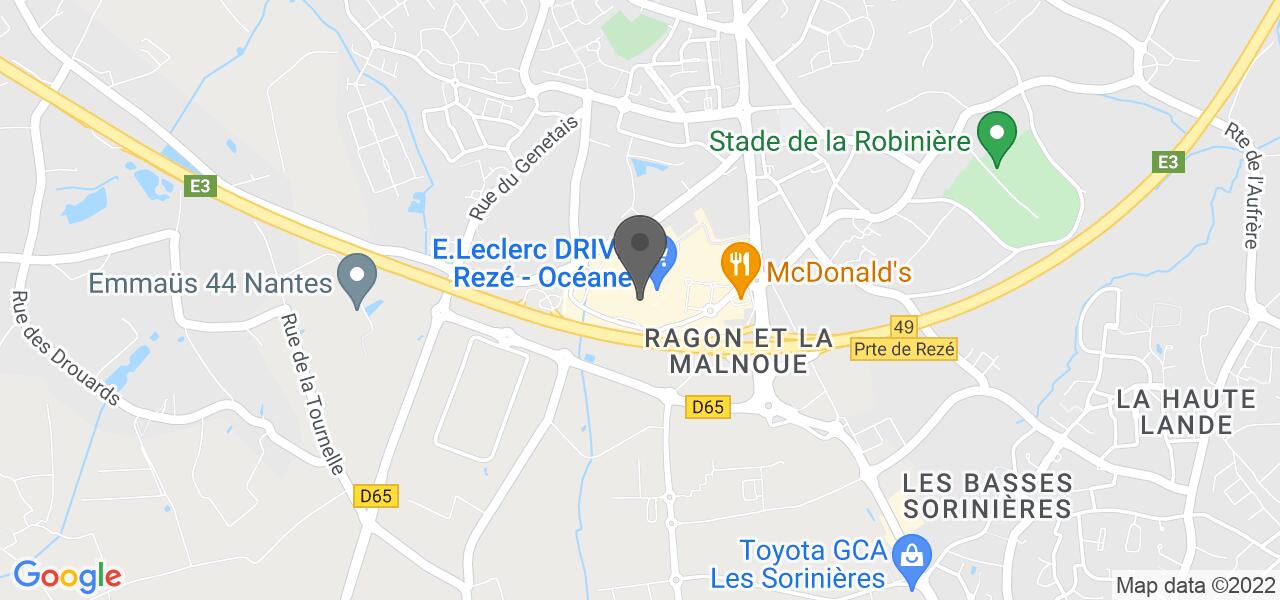 Mapa de acceso — Crêperie Alizé