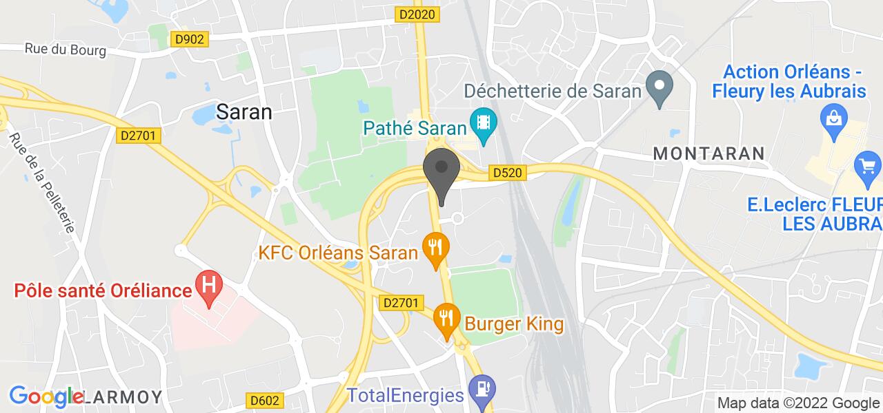 Plan d'accès — BUFFALO GRILL ORLEANS - Saran