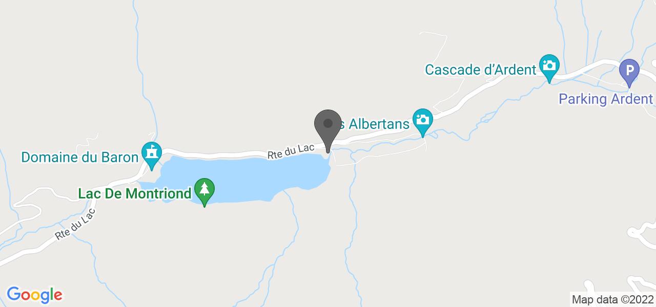 Plan d'accès — L'auberge du Bout du Lac