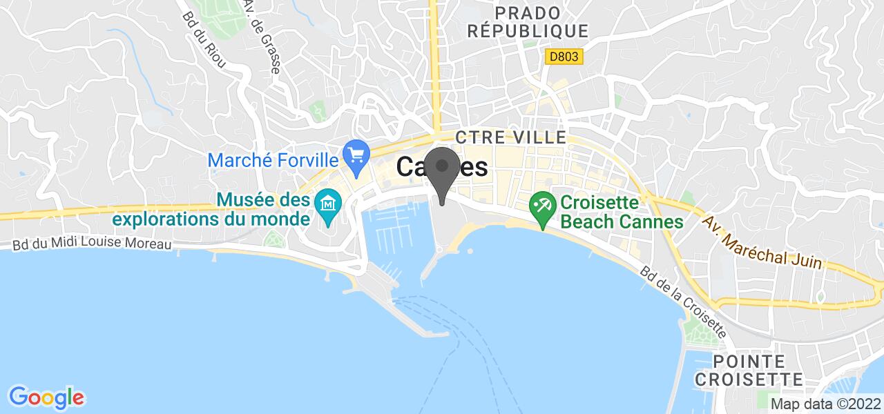 Plan d'accès — Plage Goéland