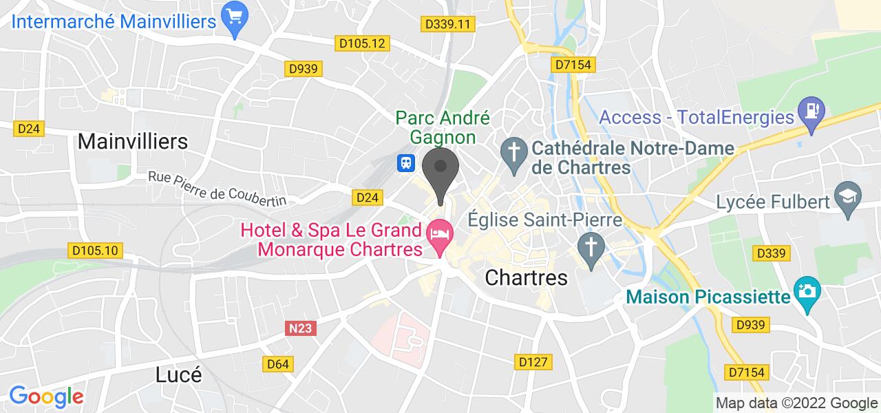 Plan d'accès — Le Bœuf Couronné