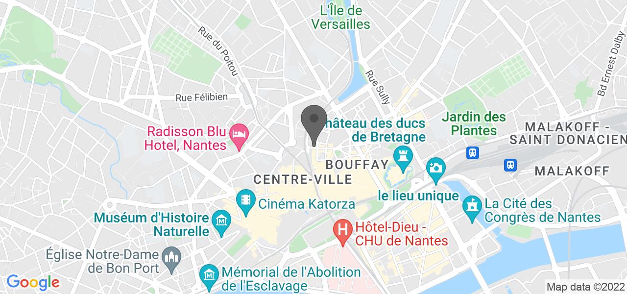 Plan d'accès — MINT Cantine végétale