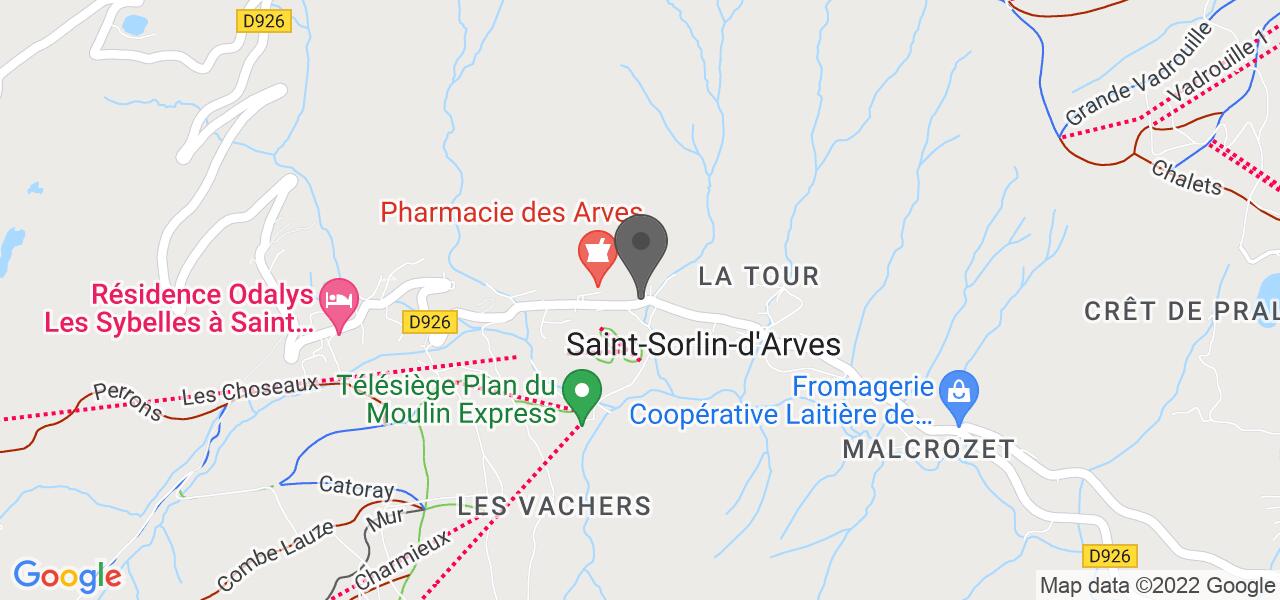 Access map — L'Avalanche
