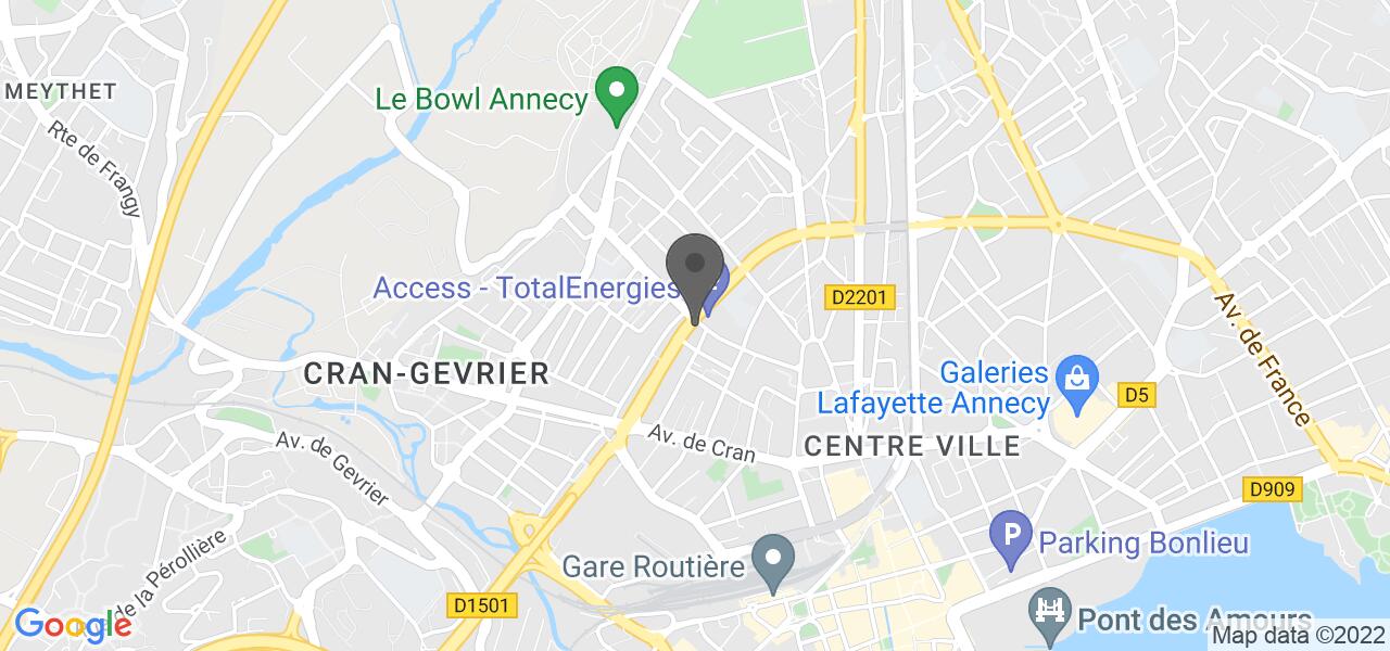 Anfahrtsplan — La Démarrante 