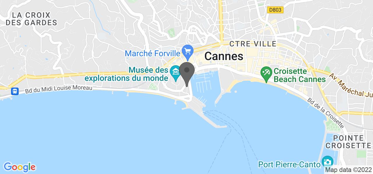 Plan d'accès — Azur coquillages