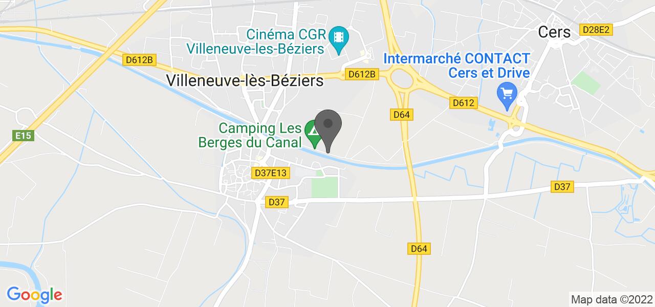 Plan d'accès — O’Berge Du Canal ( PAS DE RÉSERVATION PAR INTERNET !)