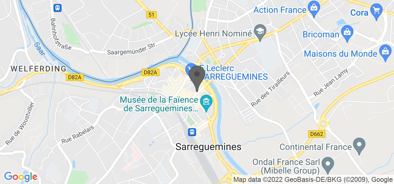 Plan d'accès — Brasserie Chez Chris