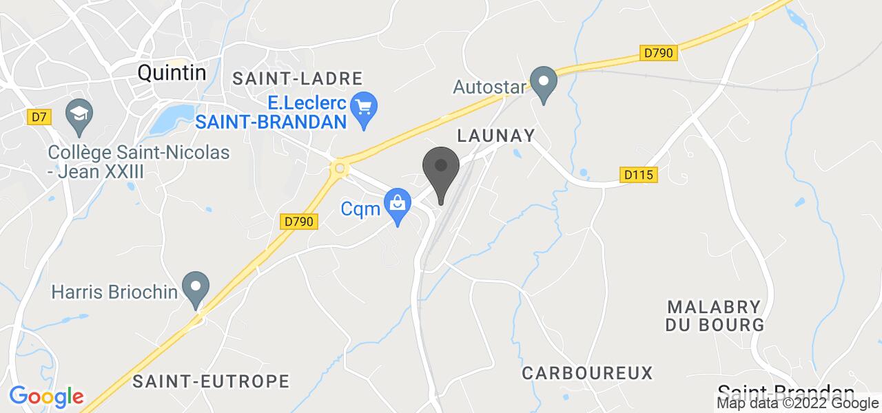 Plan d'accès — Bar Restaurant de la Gare