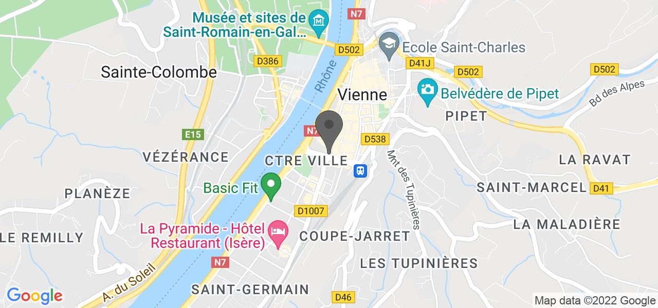 Anfahrtsplan — La Péniche
