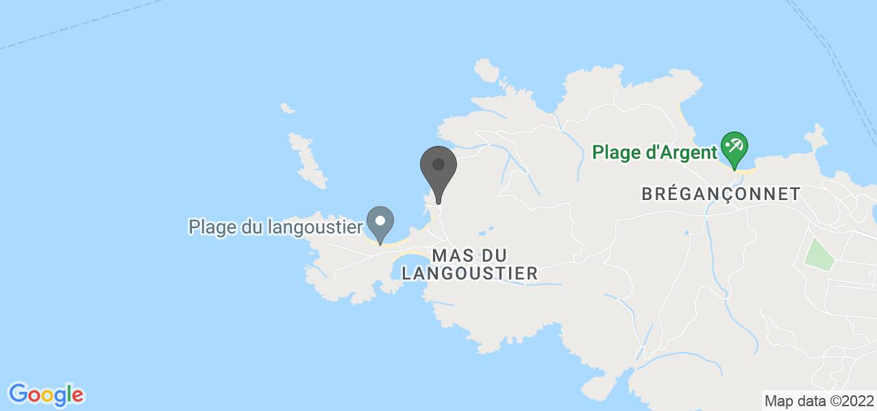 Plan d'accès — L'Olivier au Mas du Langoustier 