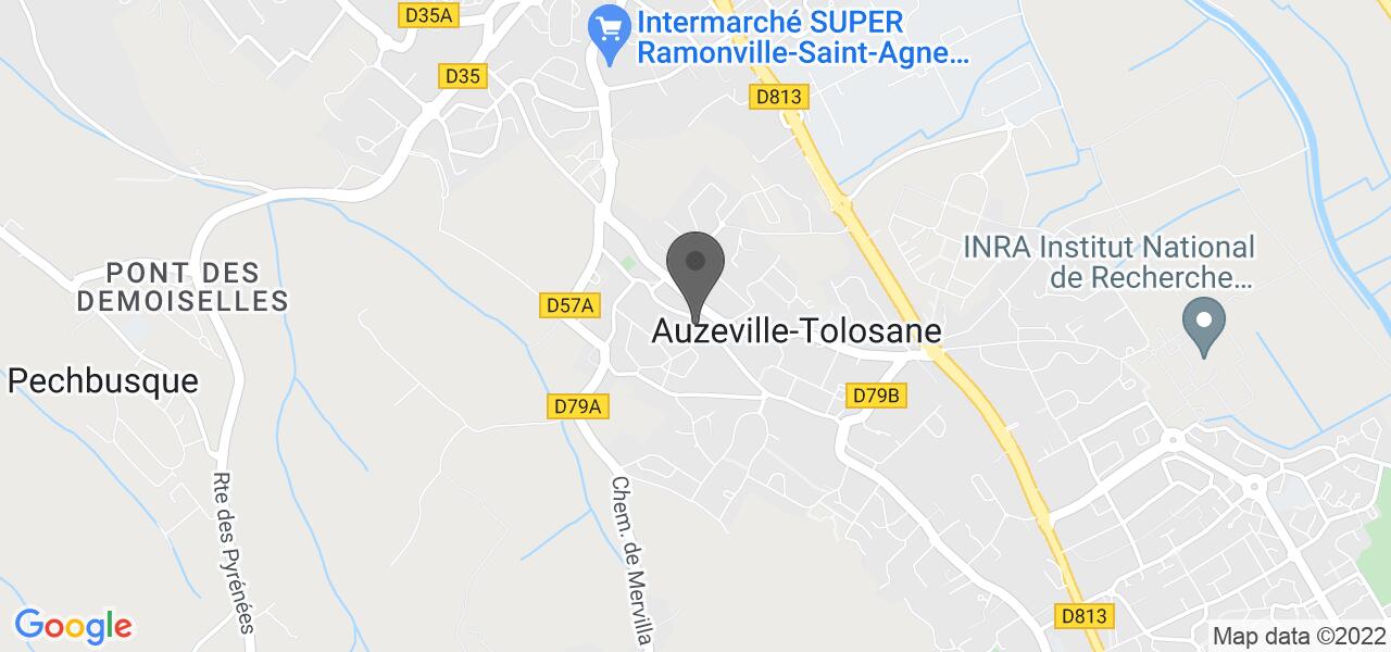 Plan d'accès — La Table d' Auzeville