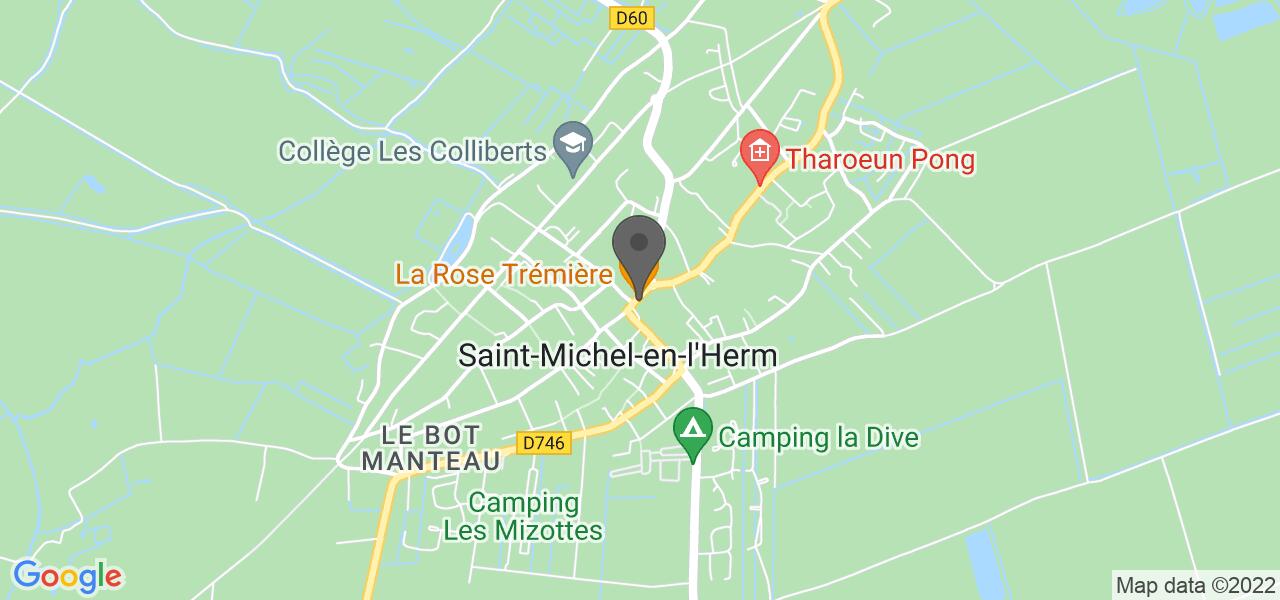 Plan d'accès — La rose tremiere