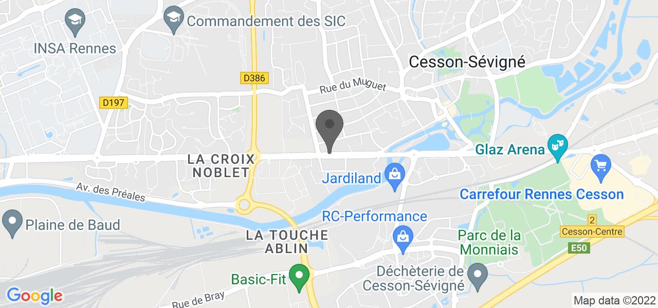 Access map — La Hublais