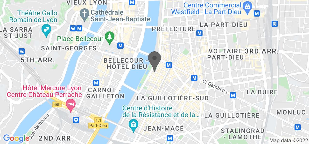 Plan d'accès — Le Mondrian