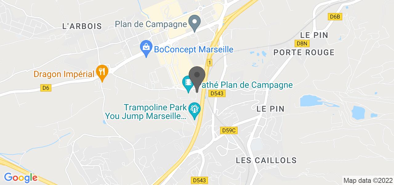 Plan d'accès — La Pataterie Les Pennes Mirabeau