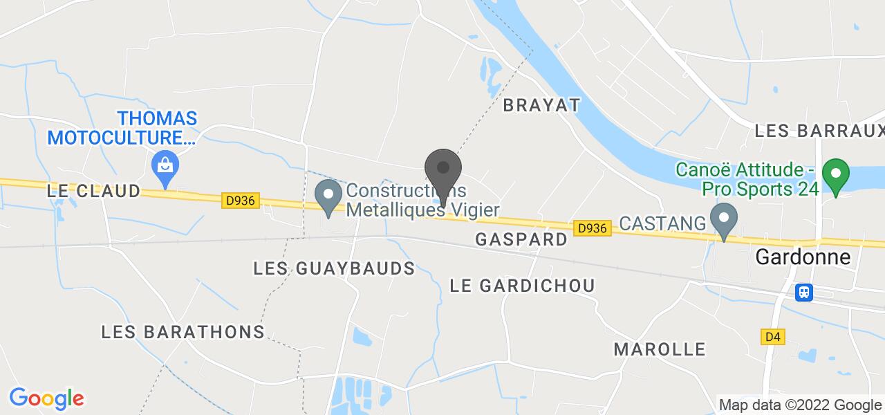 Plan d'accès — Le Cedre Vert - Bar Restaurant