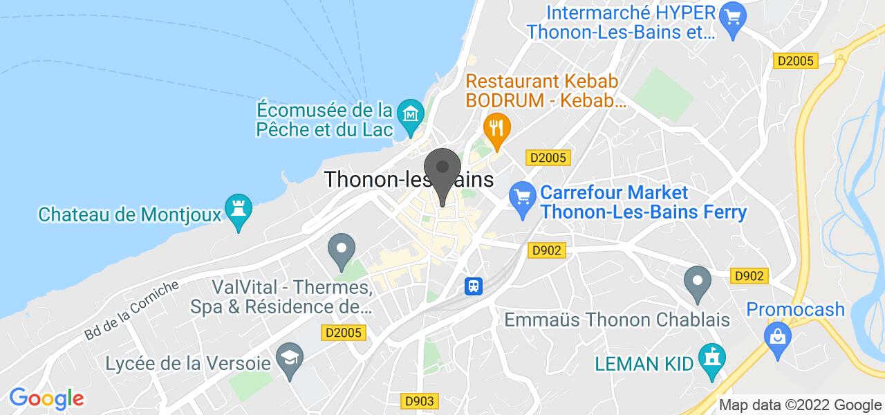 Plan d'accès — Thonon Kebab