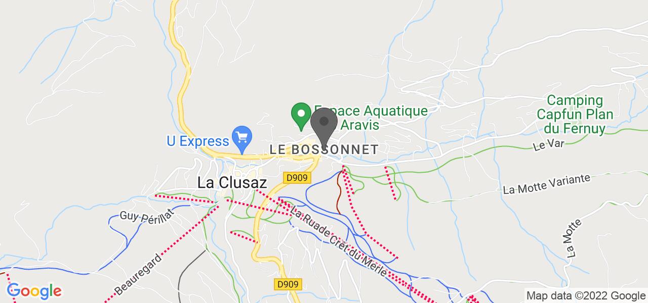 Mappa di accesso — L'Alpin