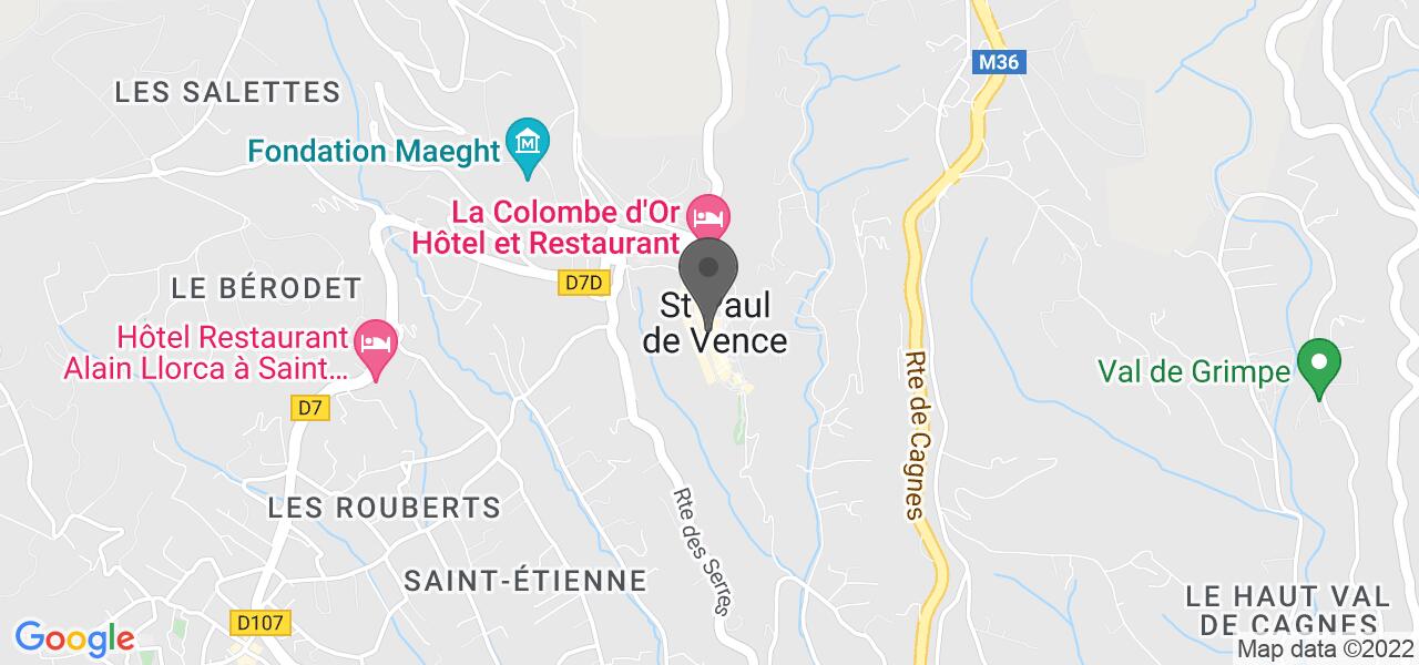 Plan d'accès — Hostellerie la fontaine