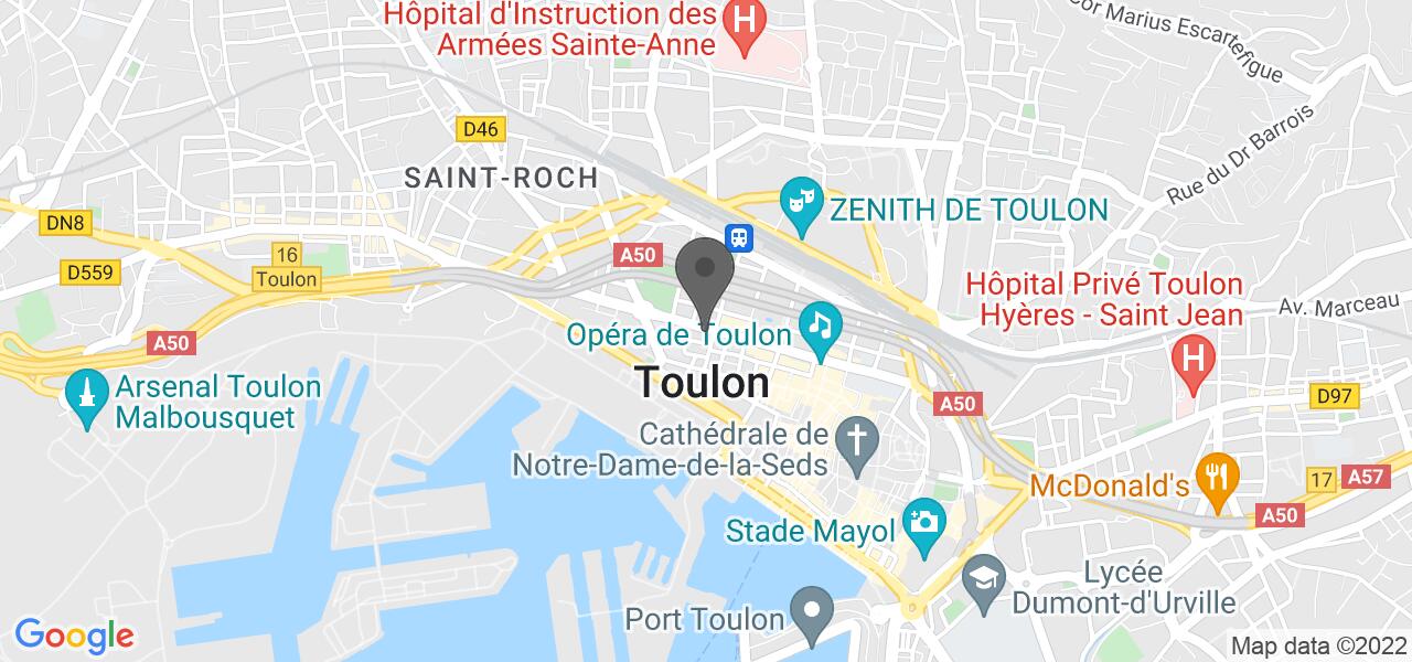 交通地图 — SPOK Toulon
