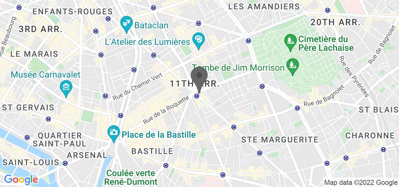 Plan d'accès — Au Cadran Voltaire 