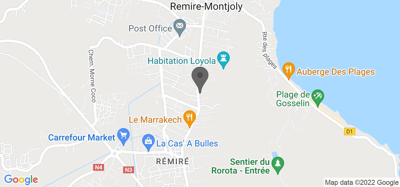 Plan d'accès — Restaurant La Marinière Guyane