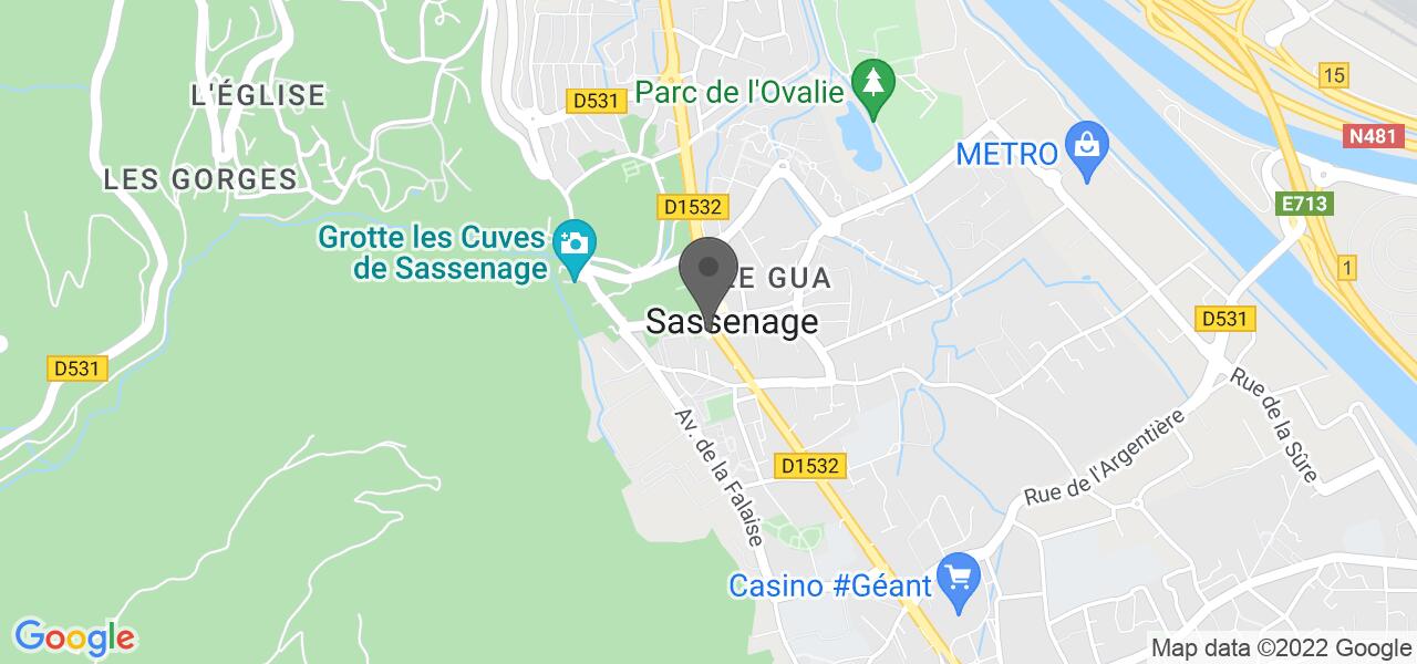 Plan d'accès — Le Sass