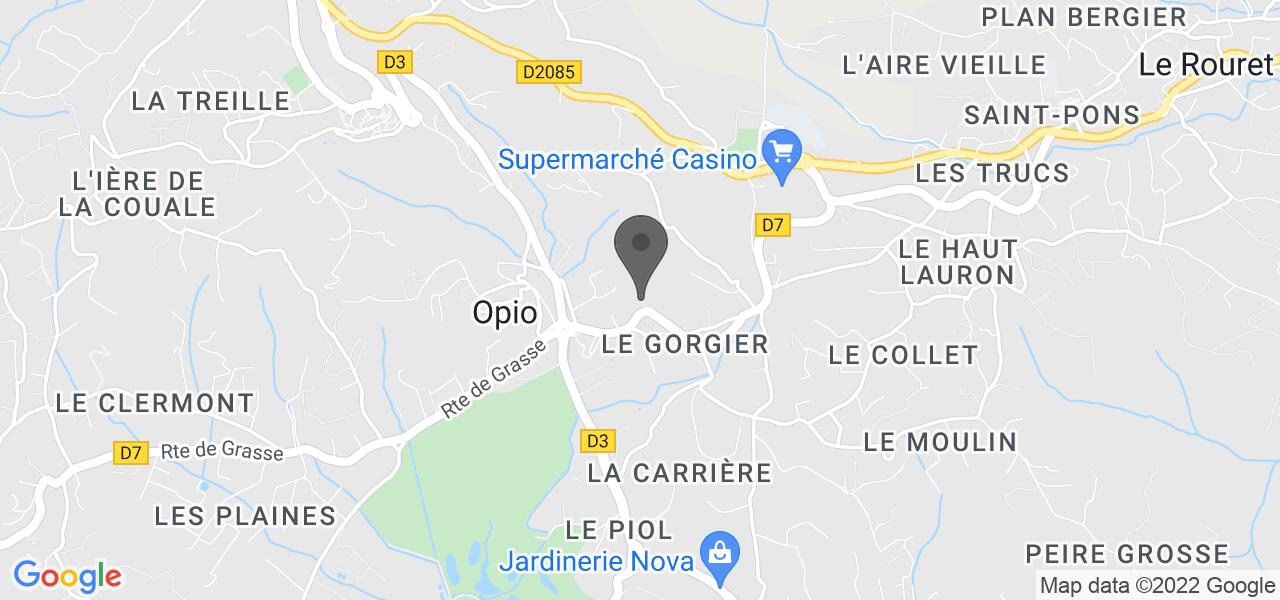Plan d'accès — LE MAS DES GÉRANIUMS