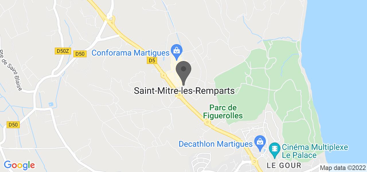 Plan d'accès — Buffalo Grill Martigues
