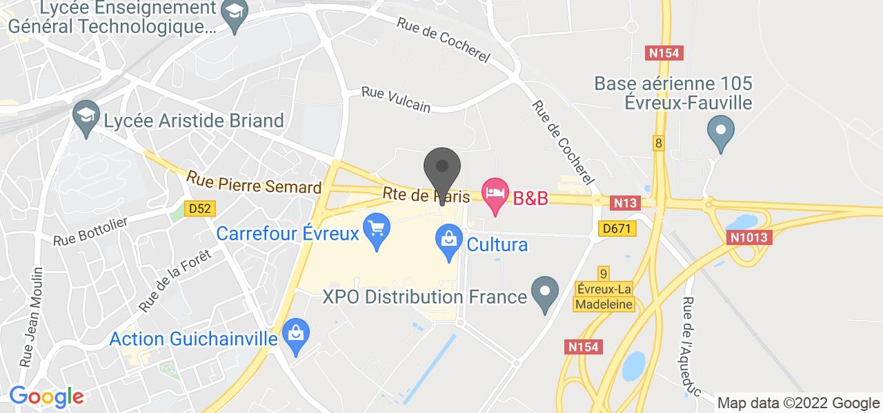 Plan d'accès — Léon de Bruxelles - Évreux