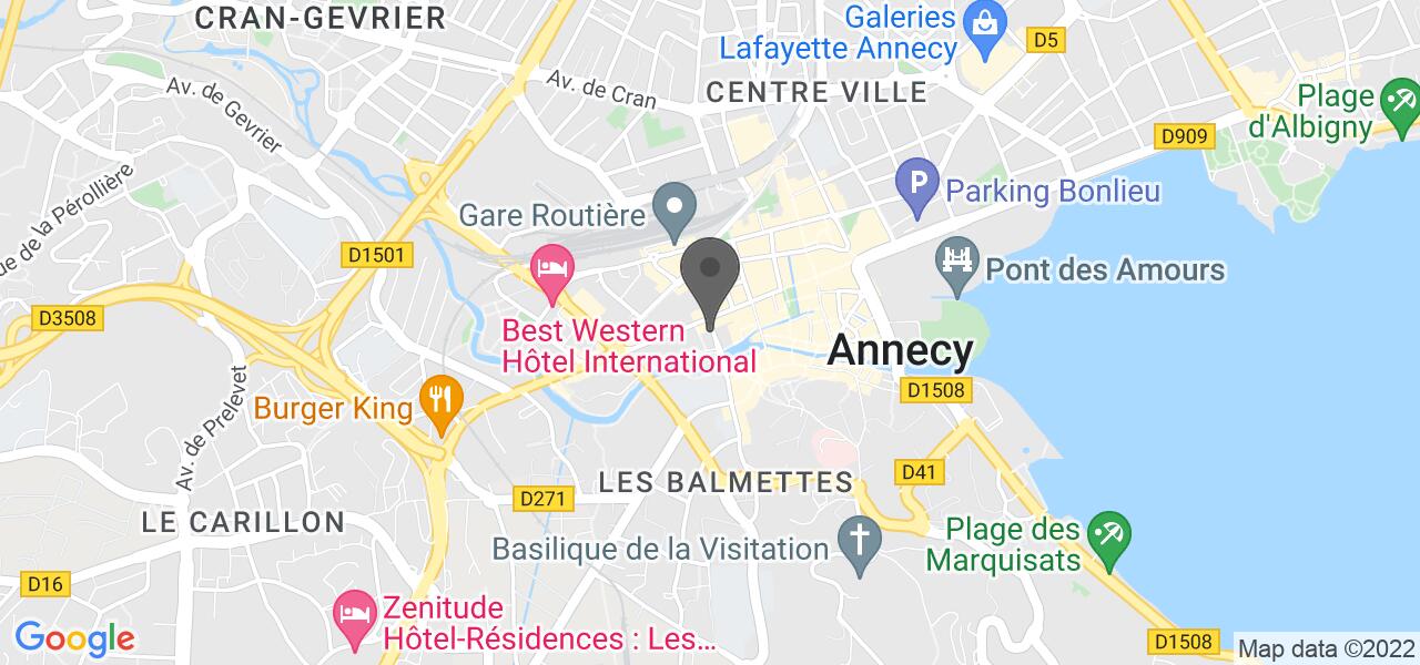 Access map — Le Nid du Merle