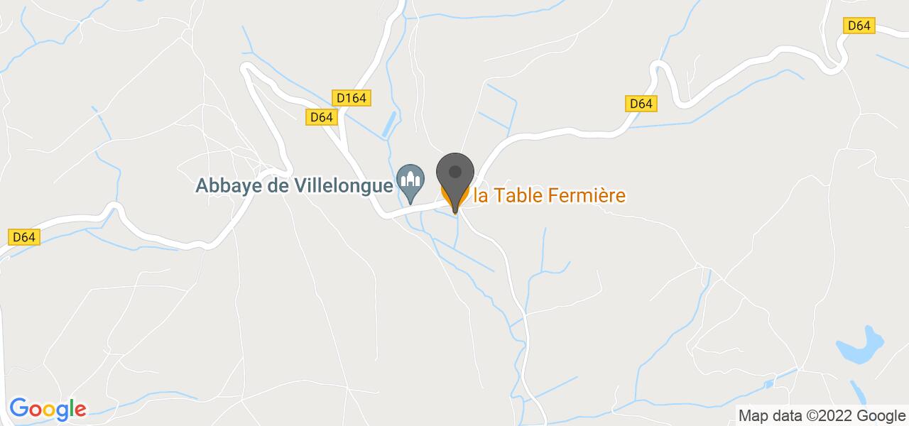 Plan d'accès — La Table Fermière