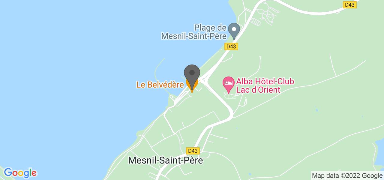Plan d'accès — Le Belvédère