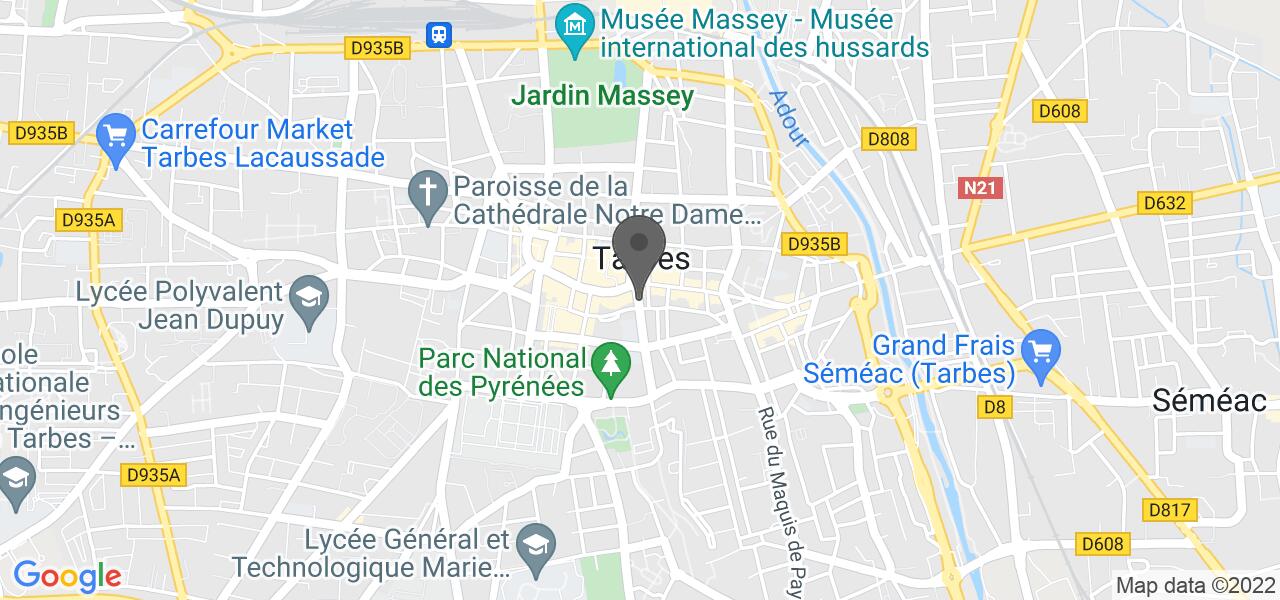 Plan d'accès — La Kantine Tarbes