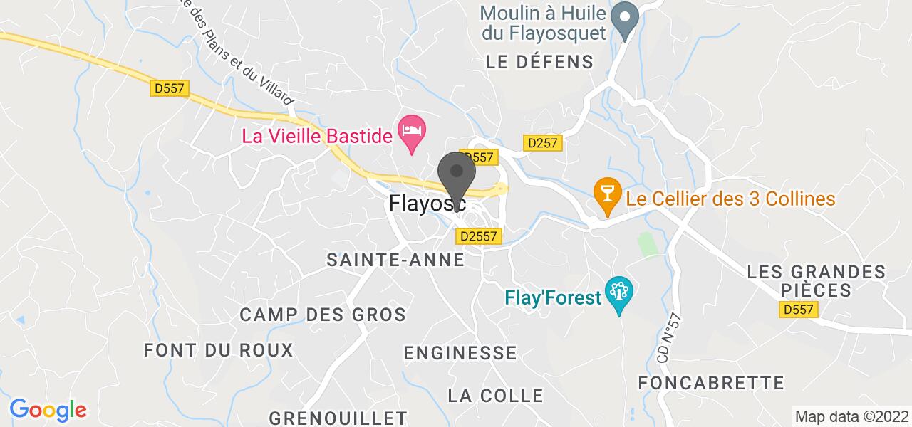Anfahrtsplan — L'oustaou