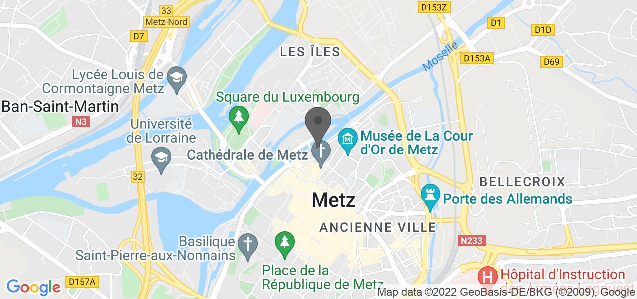 Mapa de acceso — Cantino