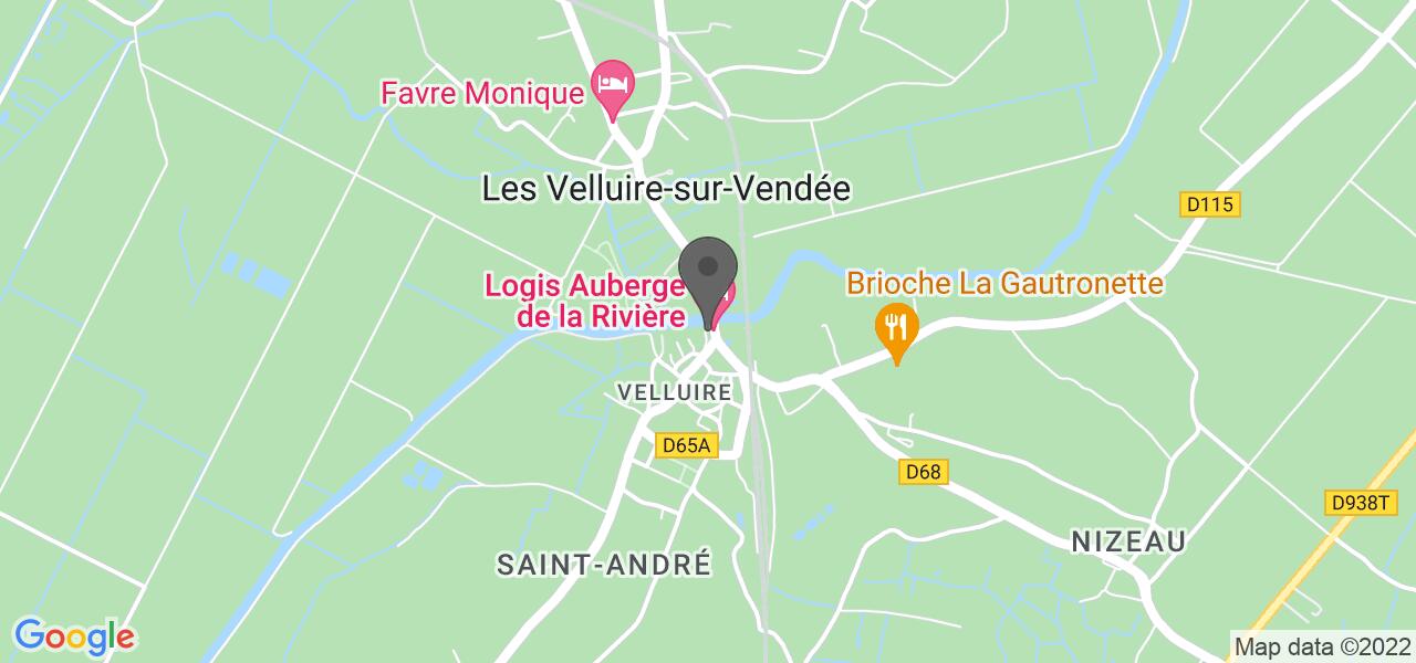 Plan d'accès — Auberge de la riviere