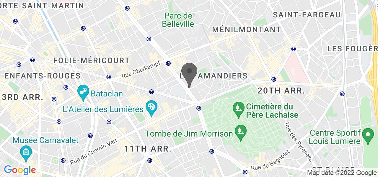 Plan d'accès — La Mère Lachaise