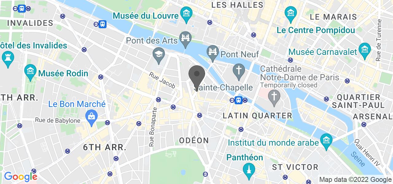 Plan d'accès — Le Wok Saint Germain