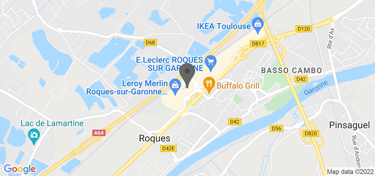 Plan d'accès — Tablapizza Roques-sur-Garonne