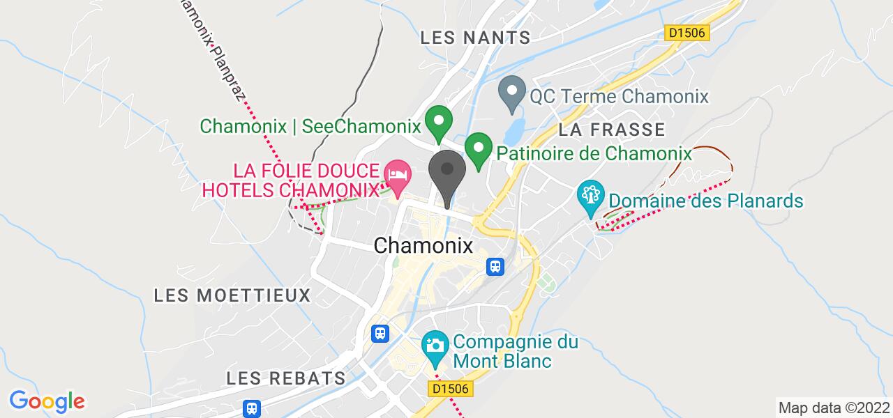 Access map — Le Vista (Hôtel Alpina)