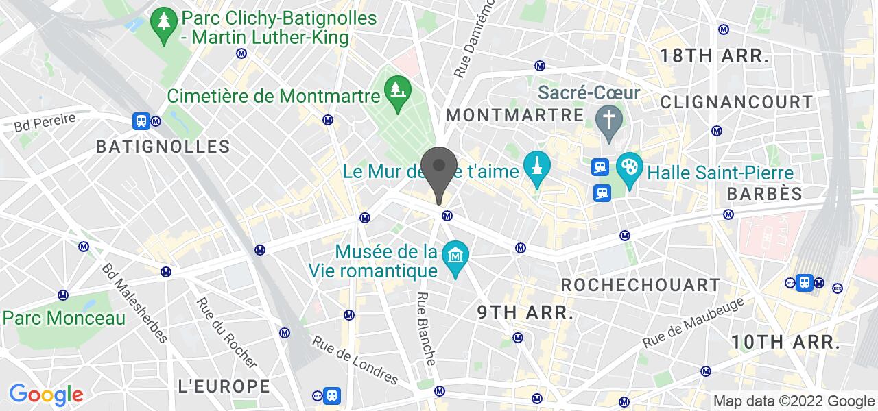 Plan d'accès — Bal Du Moulin Rouge
