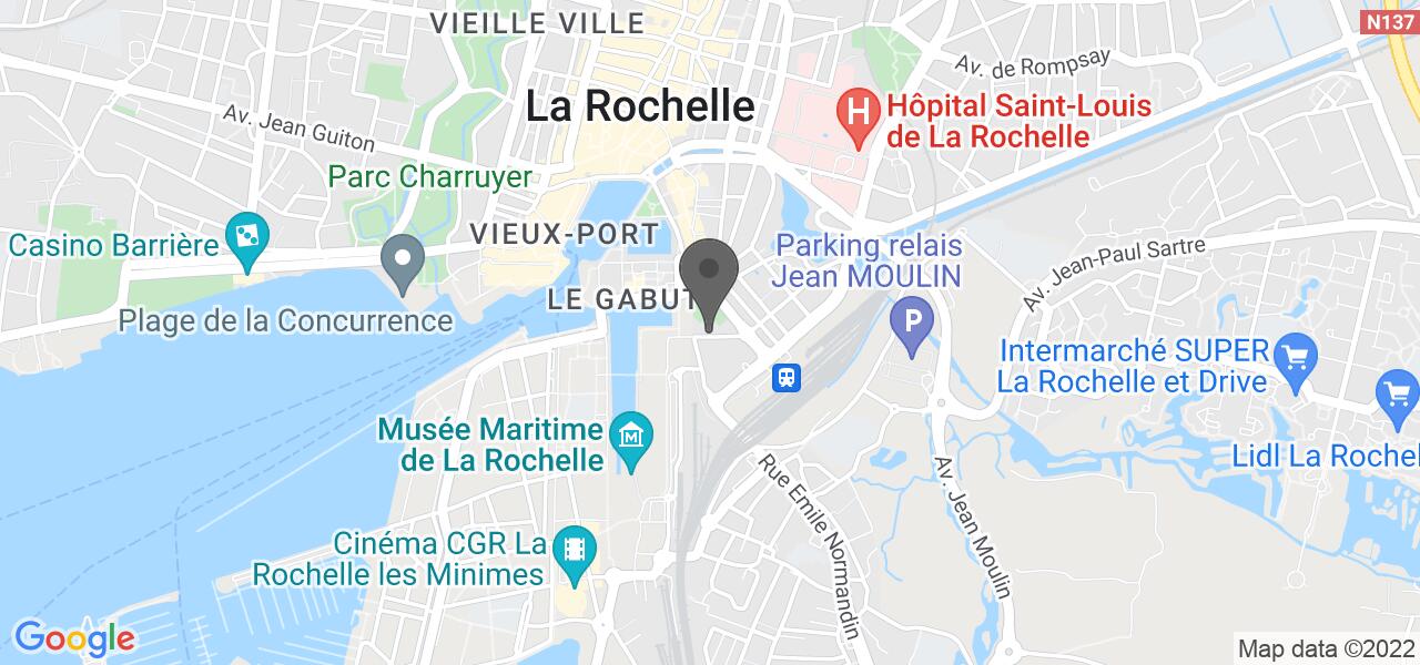 Access map — LA MARÉE